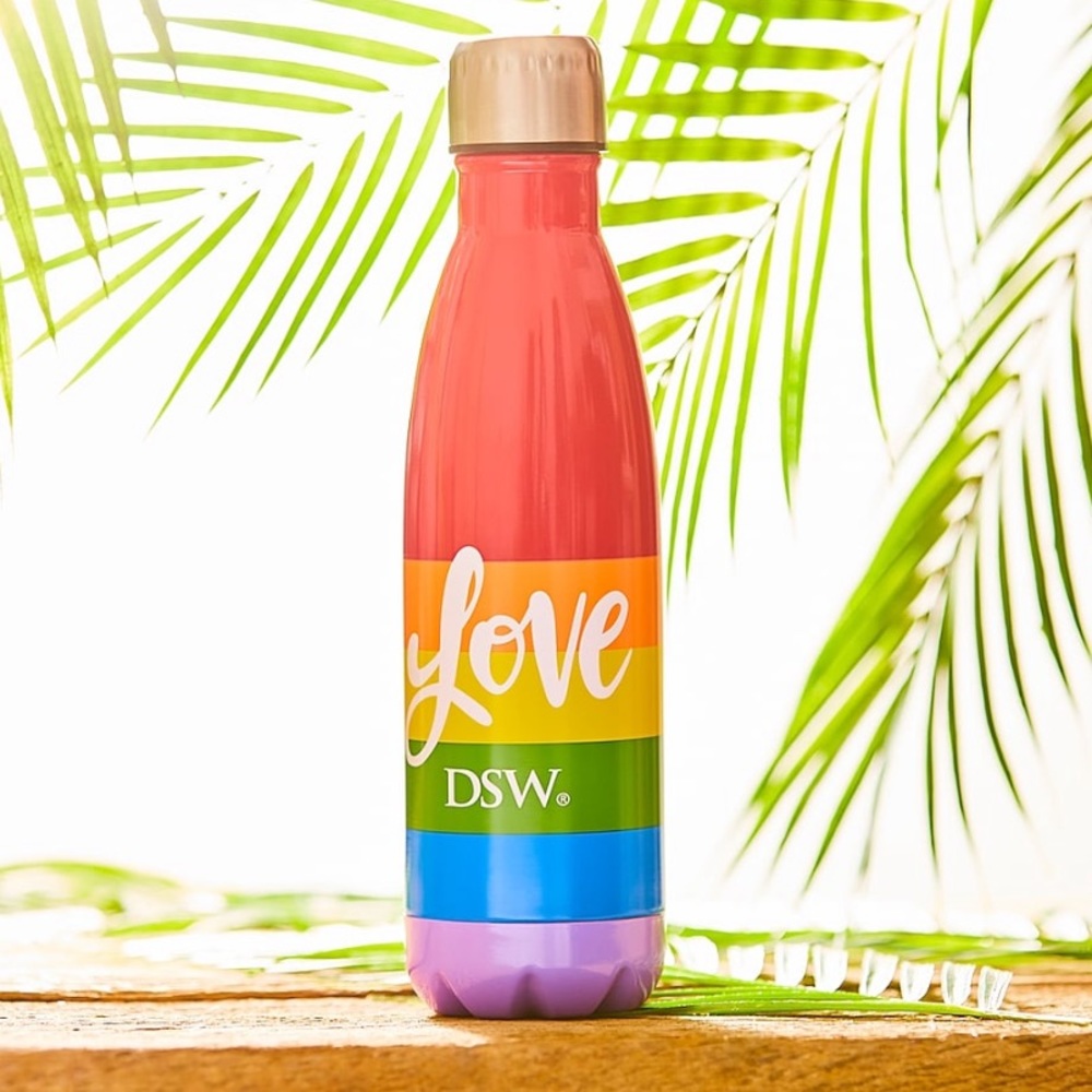 Free with purchase Pride stainless steel water bottle